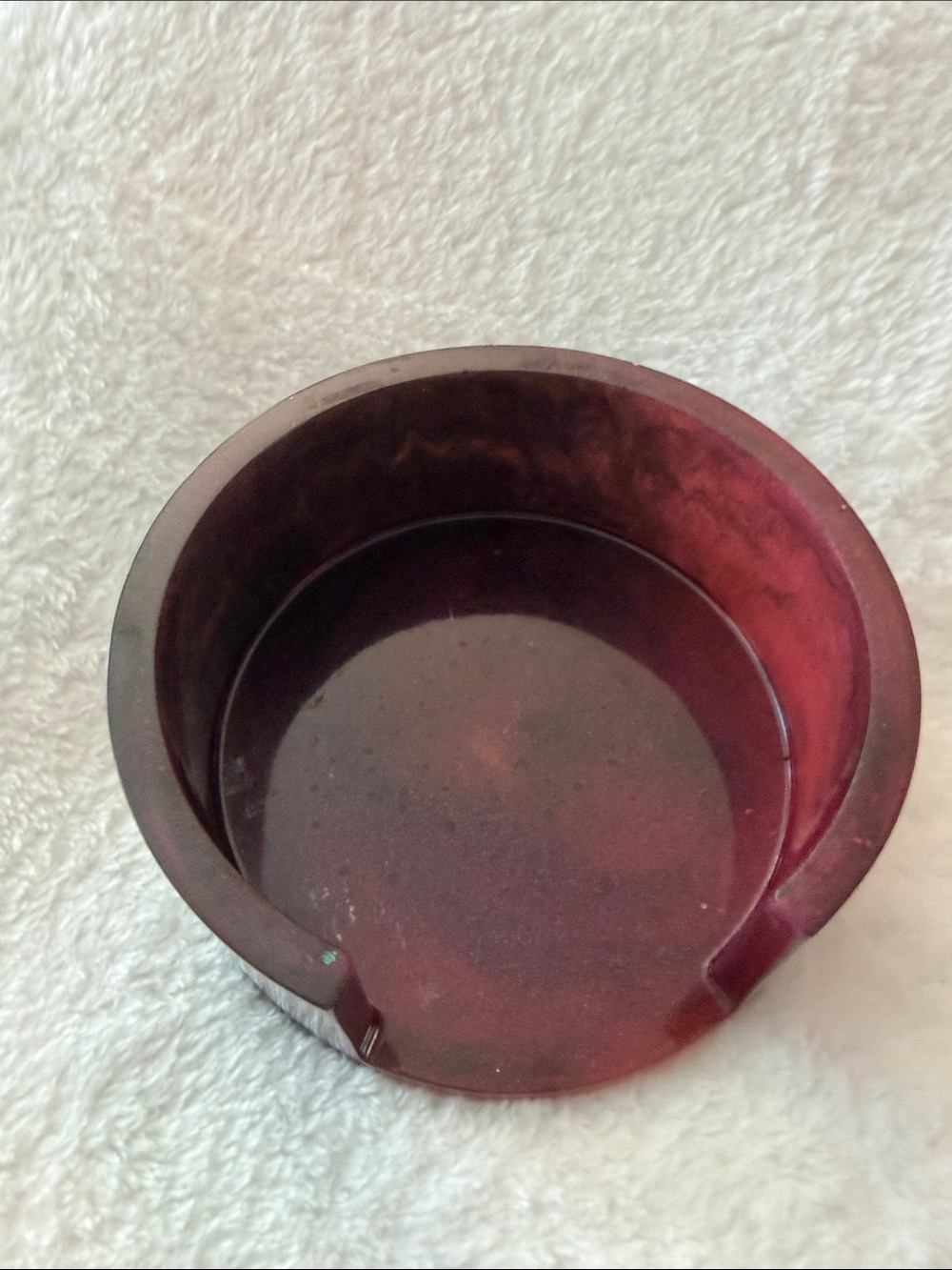 Handmade Red & Black Resin Gothic Coaster (5 pieces) - Picture 6 of 7